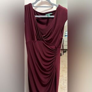 Lauren Ralph Lauren Deep Red Dress Size 14